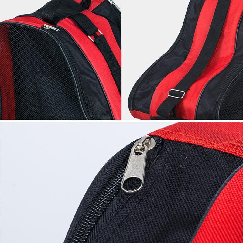 Rollerblading Ice Skate Carry Bag with Adjustable Shoulder Strap for All Ages - Blue