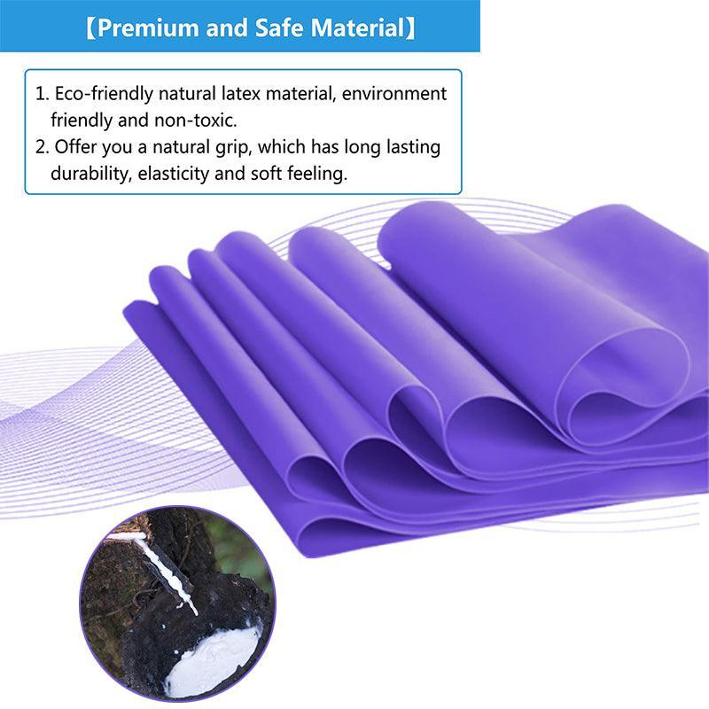 1.5m Elastic Yoga Stretch Resistance Bands Exercise Fitness Band Theraband - Yellow