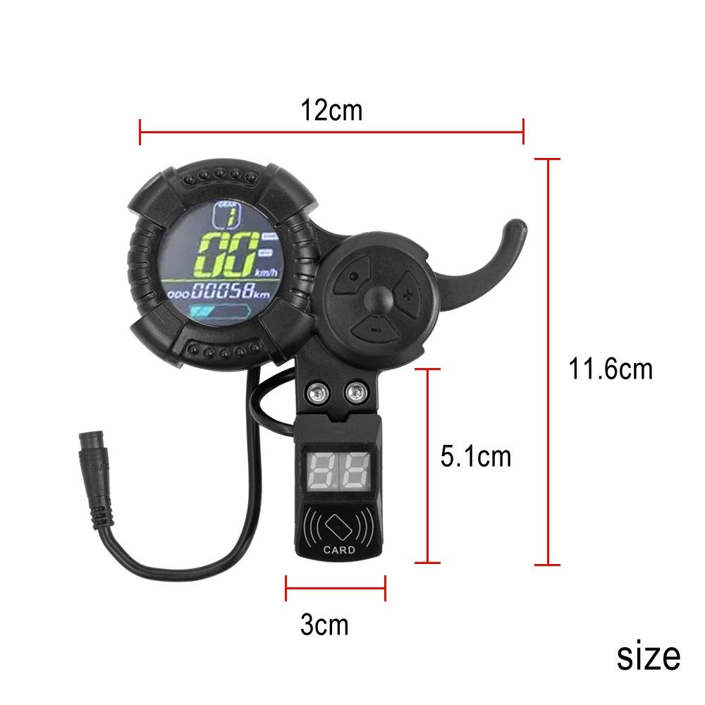 Universal 6-pin Scooter Meter for Vsett Zero Models