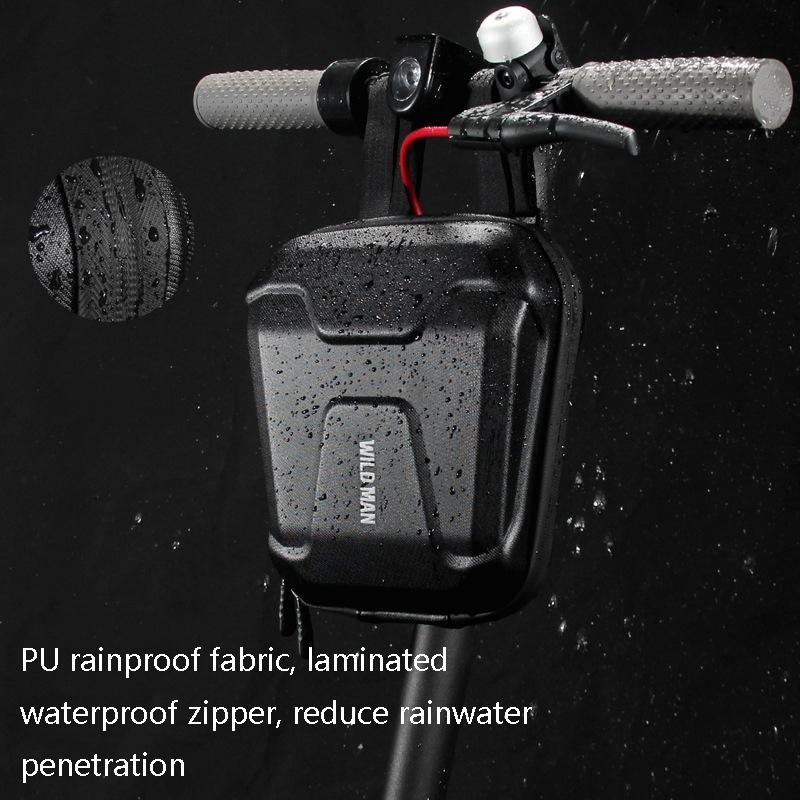 Universal Waterproof Front Bag for Scooters and Bicycles - Reflective Warning