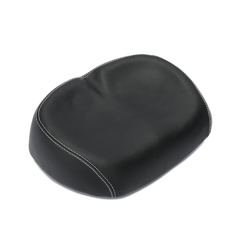 Shock-Absorbing Bike Saddle For Comfortable Ride - Black