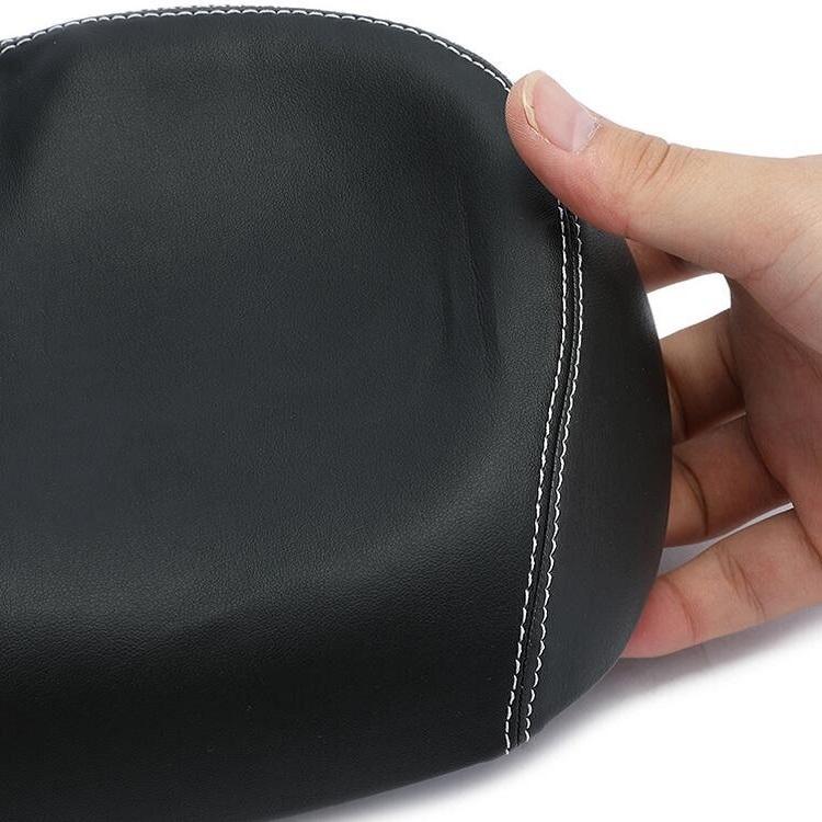 Shock-Absorbing Bike Saddle For Comfortable Ride - Black