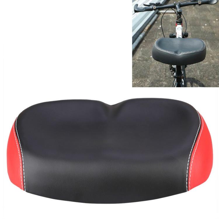 Shock-Absorbing Bike Saddle For Comfortable Ride - Black