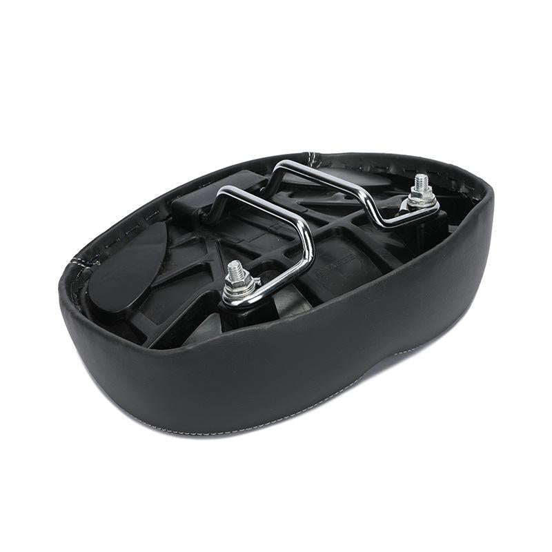 Shock-Absorbing Bike Saddle For Comfortable Ride - Black