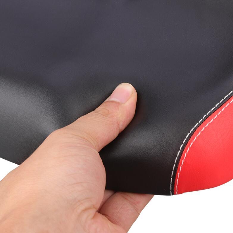 Shock-Absorbing Bike Saddle For Comfortable Ride - Red