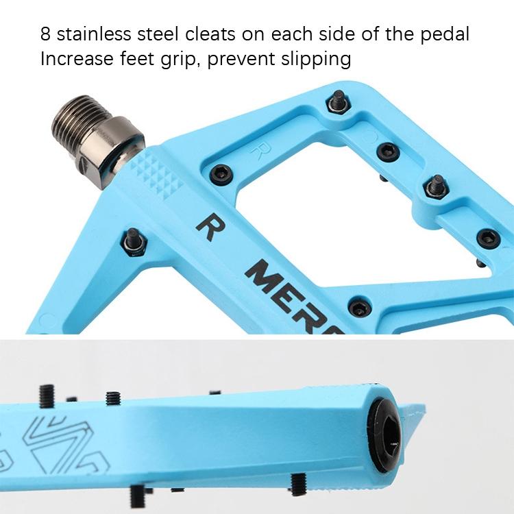 Lightweight Nylon Mountain Bike Pedal - Sky Blue