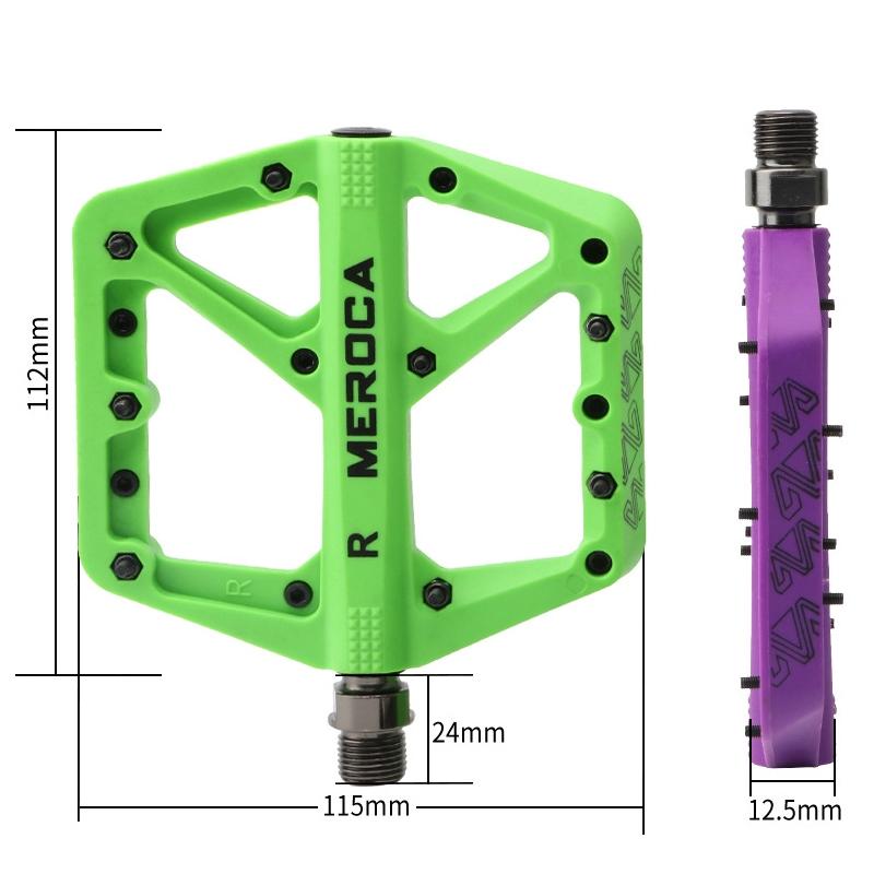 Lightweight Nylon Mountain Bike Pedal - Green