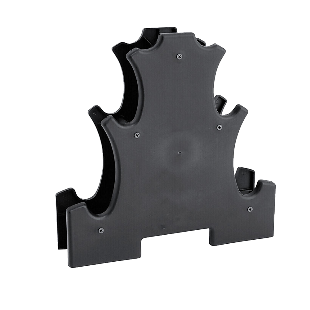 6-Piece Dumbbell Set with Storage Rack for Home Gym Training