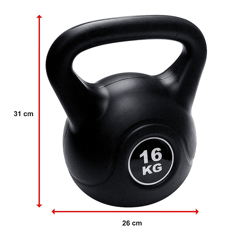 16kg Concrete Kettlebell Weight for Strength Training Home Gym
