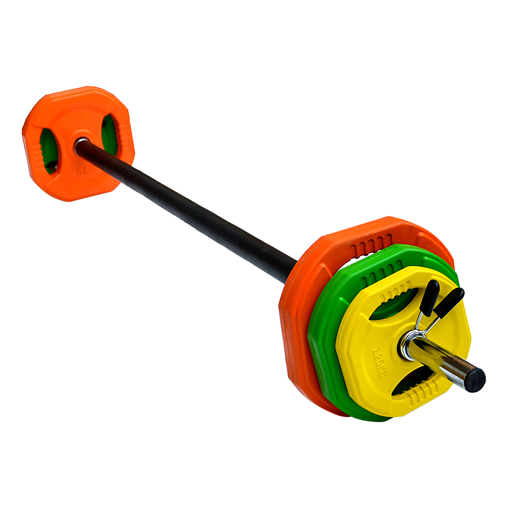 20kg Standard Rubber Coated Barbell Weight Bar for Home Gym