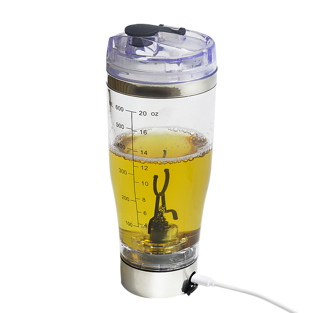 600ml Electric Smart Portable Blender Protein Shaker Bottle Cup