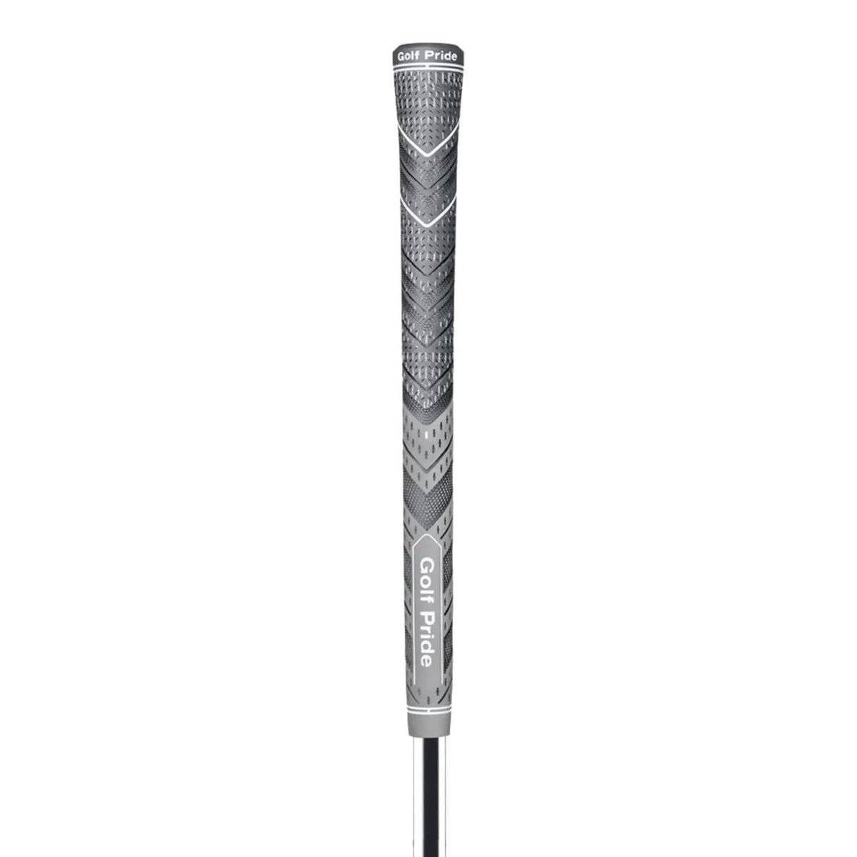 2 Pcs Grey Standard MCC PLUS4 Golf Grip - Standard Rubber and Cotton Thread Hybrid, 265 mm, 52g, Core 60