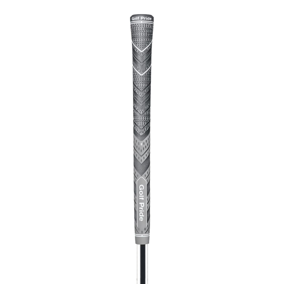 2 Pcs Grey MCC PLUS4 Midsize Golf Grip - Rubber and Cotton Thread Hybrid, 265 mm, 72g, Core 60