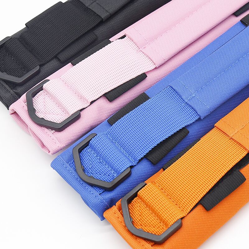 Black Compact Golf Club Carrier - Lightweight Sunday Practice Bag for Driving Range