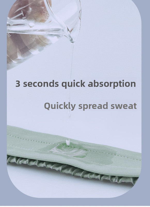 3 PCS Cooling Sports Headband  Ice Silk Moisture Wicking Sweat Band for Running Gym & Yoga Non Slip Stretchy Black Blue & Grey