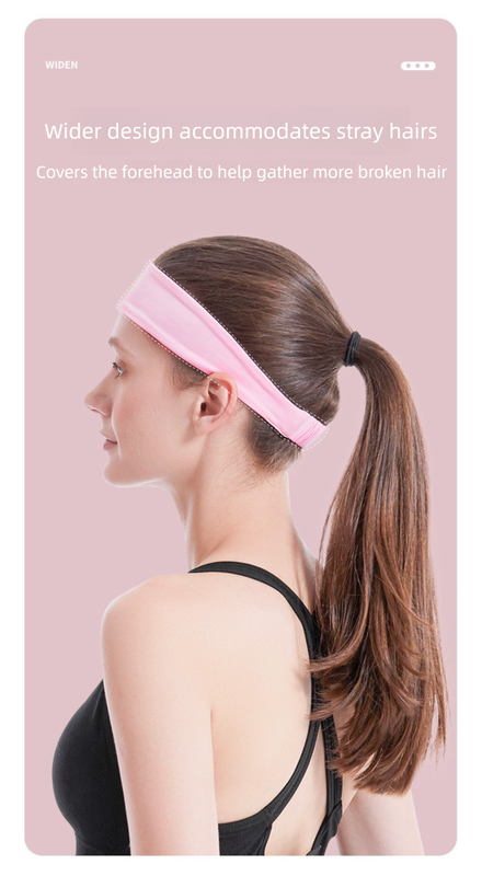 2 Pack Sports Headband with Silicone Sweat Guide Non-Slip Moisture Wicking Hair Band for Running Yoga Gym Fitness Quick Dry Breathable (Blue & Grey)