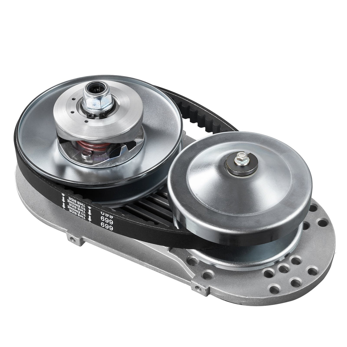 VEVOR Drive Clutch, 2-8HP Engine, 2000 RPM High-Strength Drive Clutch with Asymmetric Designed Wheels & Robust Rubber Belt, Sturdy & Durable Clutch with Full Accessories, Fit for Various Engines