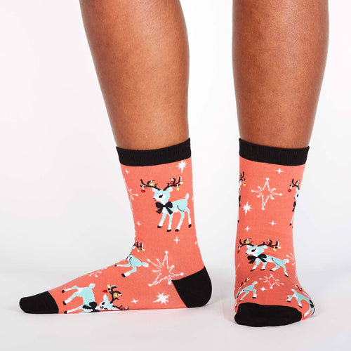 SOCK IT TO ME WITH BELLS ON! WOMENS CREW SOCKS