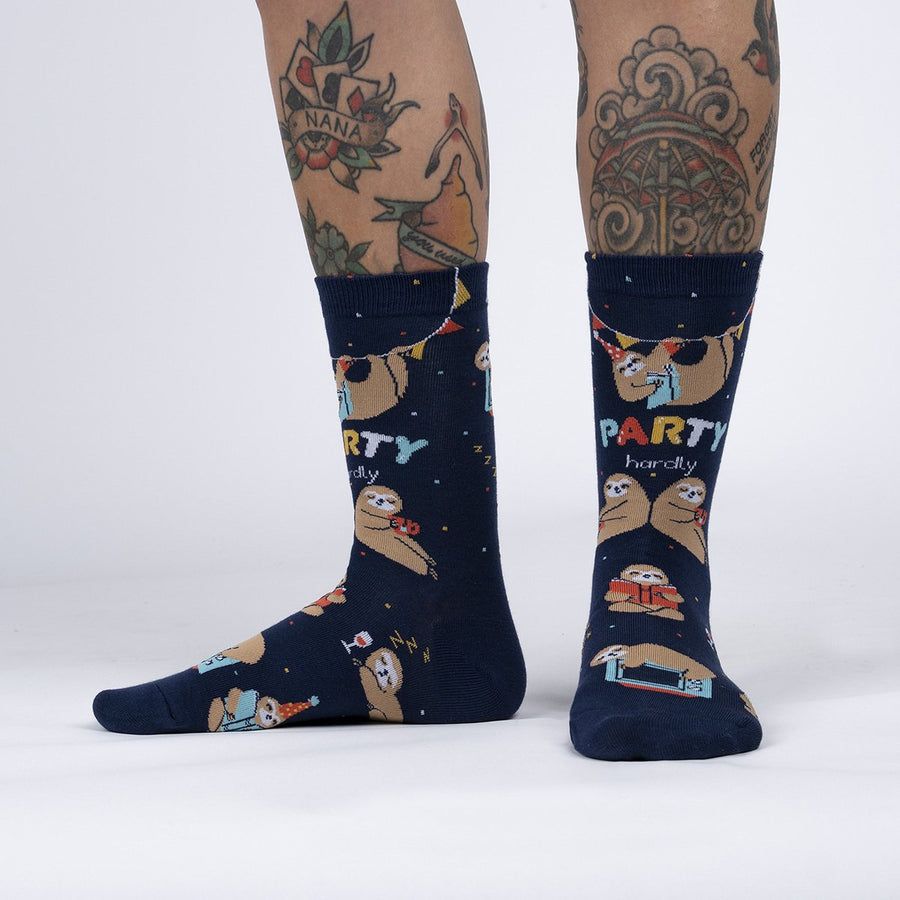 Sock It To Me PARTY HARDLY Womens Crew