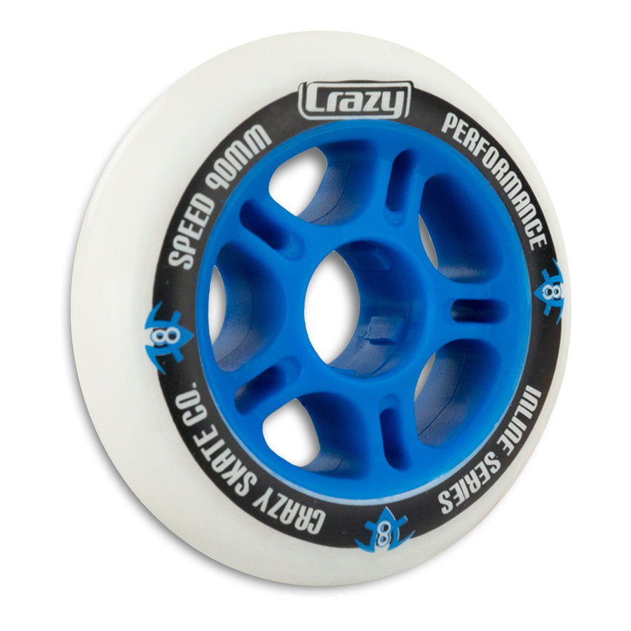 Crazy Inline Wheels 90mm 80a Each