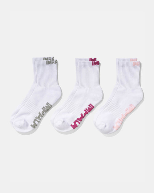 Impala Everyday Socks 3 pack - White