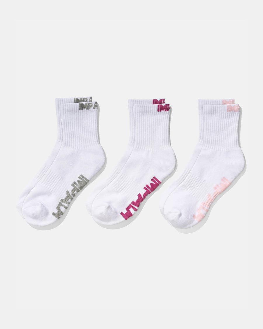 Impala Everyday Socks 3 pack - White