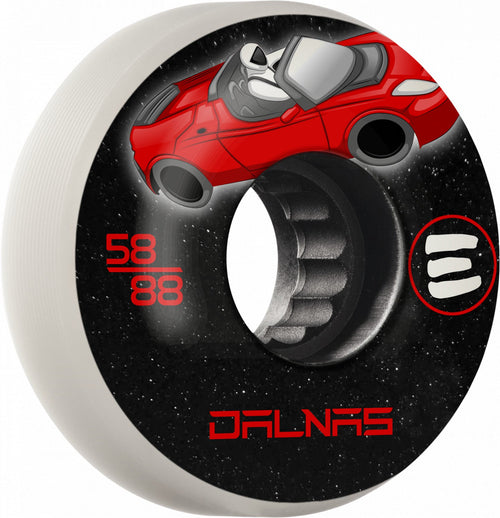 Eulogy Aggressive Inline Wheels Pro Jeff Dalnas Signature Rocket Man 58mm 88a 4pk