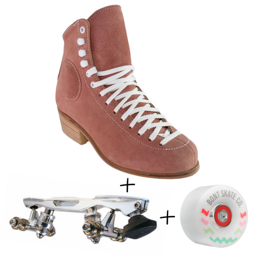 WIFA Street Suede Outdoor Roller Skates Rose Quartz