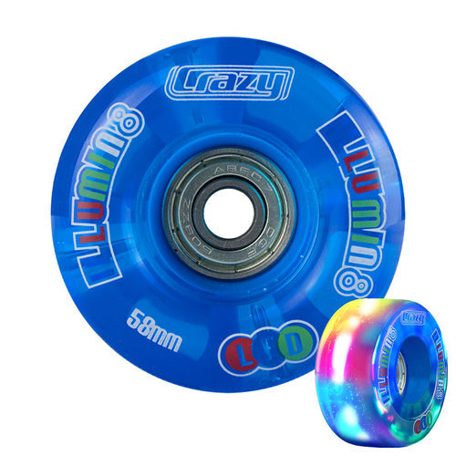 Crazy Illumin8 58mm LED Light Up Wheels 2pk