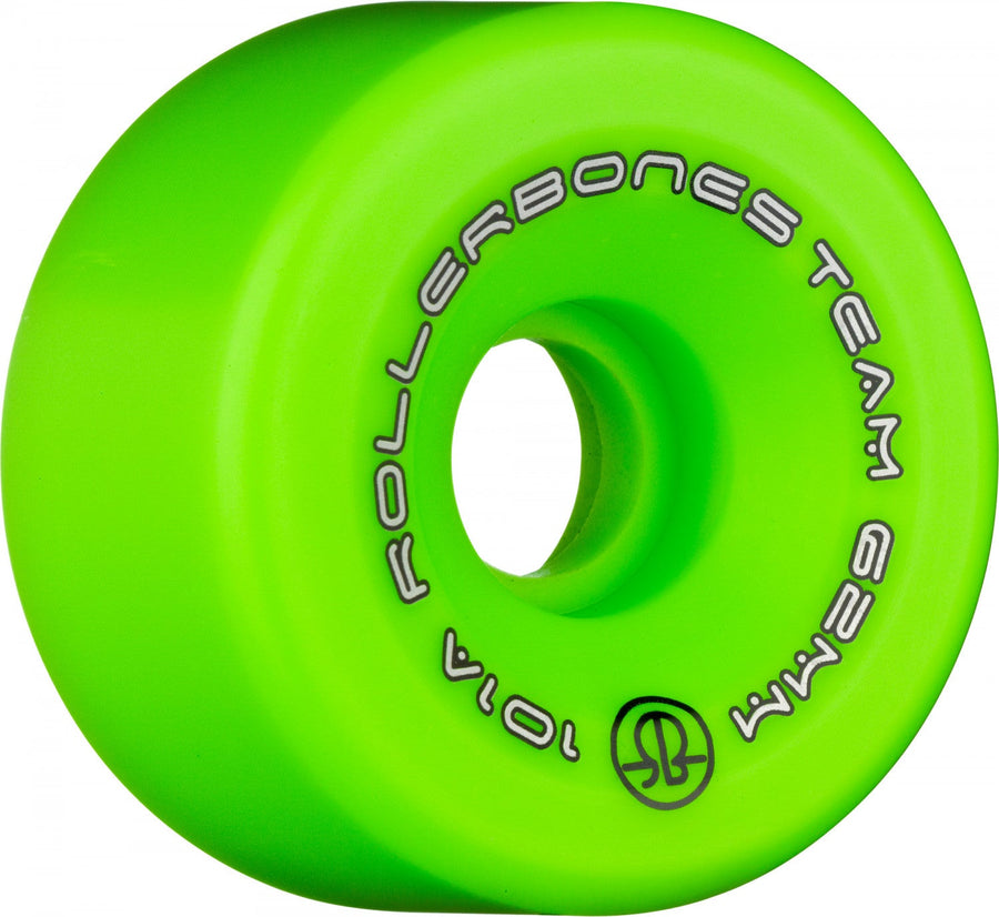 Rollerbones Team Logo Wheels 62mm 101a 8pk