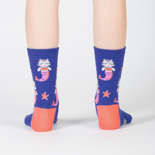 Sock It To Me PURRMAID JUNIOR (AGED 7-10) CREW SOCKS