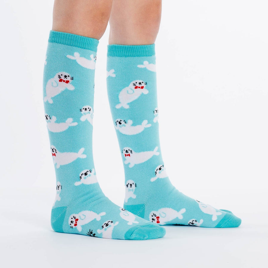 Sock it to Me Baby Seals Youth Knee High Socks