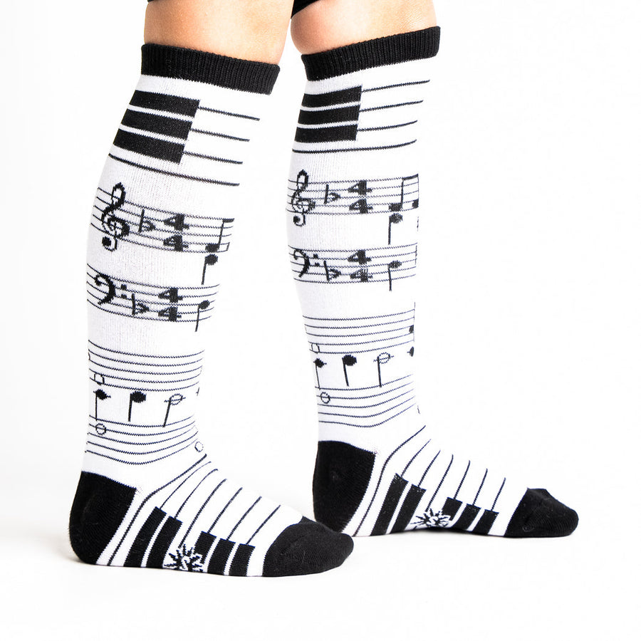 Sock it to Me "Footnotes" Junior Knee High Socks