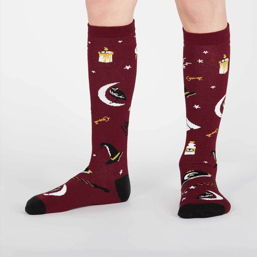 SOCK IT TO ME SPELLS TROUBLE YOUTH (AGE 3-6) KNEE HIGH SOCKS