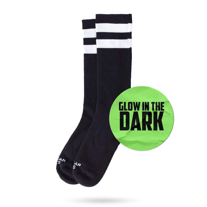 American Socks Back in Black - Glow In The Dark - Mid High
