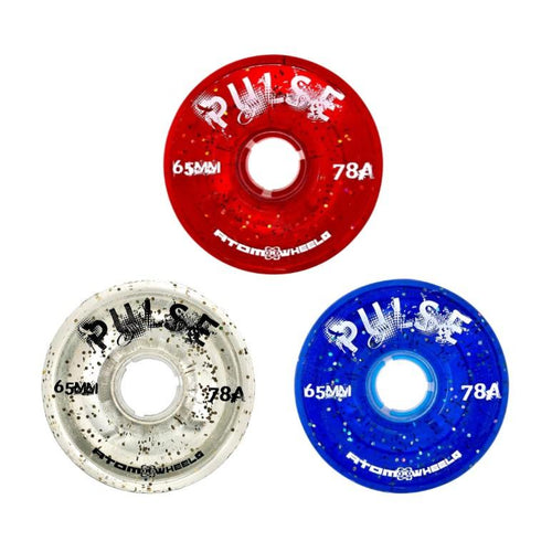 Atom Pulse Glitter Wheels 65mm 78a 4pk