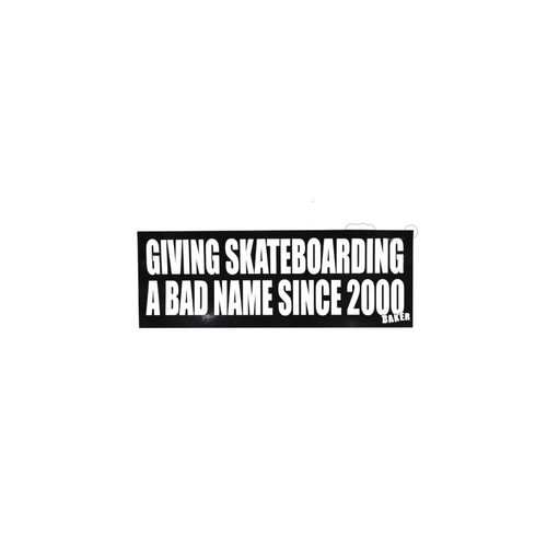 Baker Bad Name Bumper Sticker