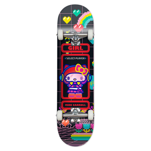 Girl x Sanrio Kawaii Arcade Complete Skateboard Mike Carroll 8.0"