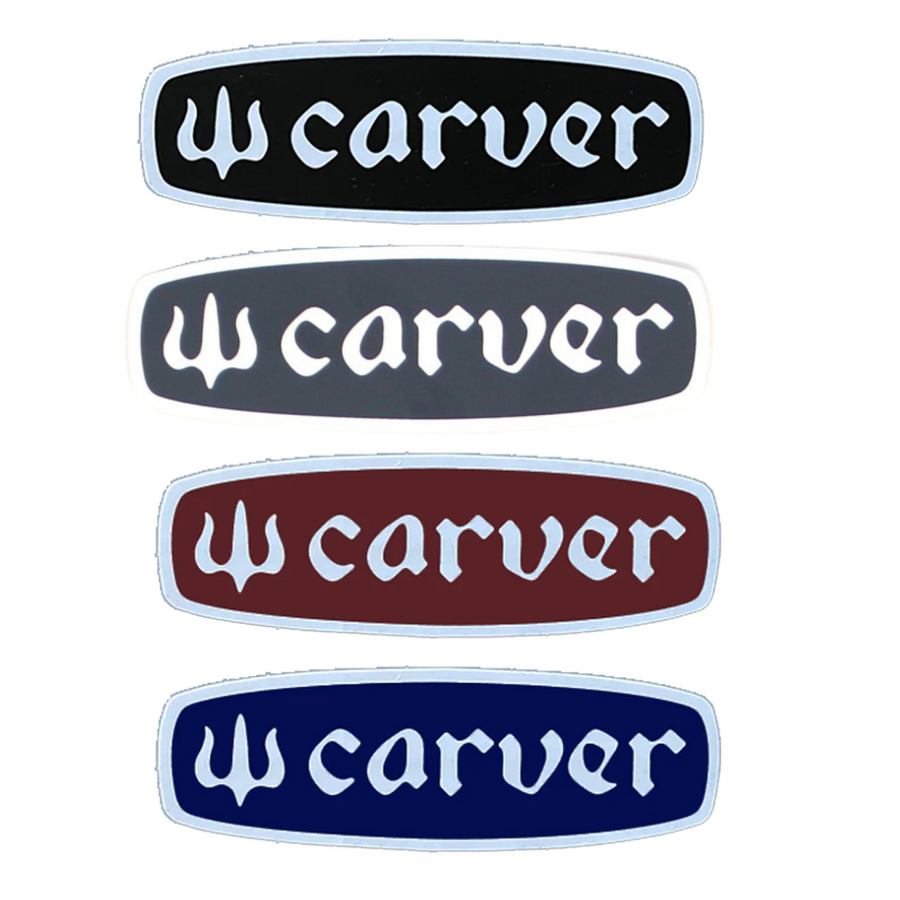 Carver Text Logo Sticker - Mini