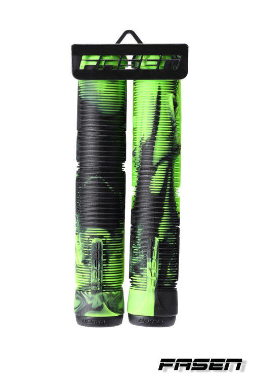 Fasen V2 Hand Grips - Green/Black