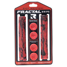 Root Industries Fractal Grips - Red-black