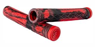 Root Industries Fractal Grips - Red-black