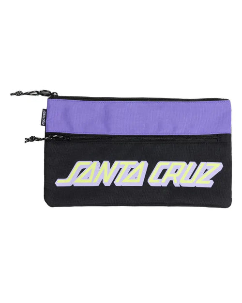 Santa Cruz Classic Strip Dual Zip Pencil Case