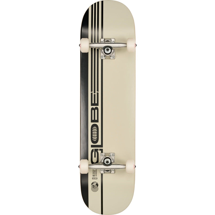 Globe G0 Strype Hard 8.0" Complete - Black/Off-White