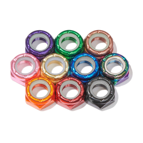 Defiant Upgrades Skateboard Axle Nuts | 5pk