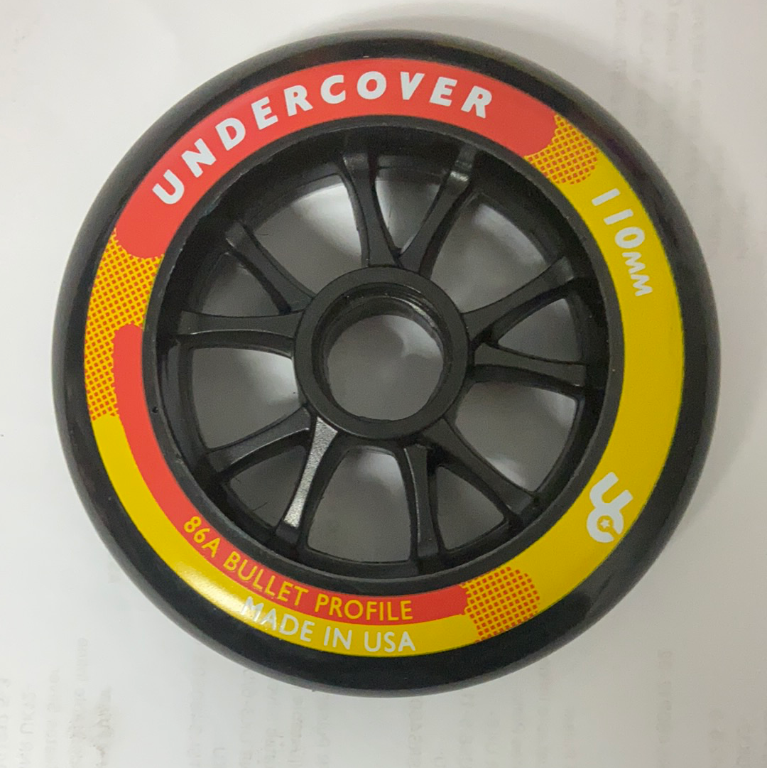 Undercover Wheels 110mm 86A Black Each