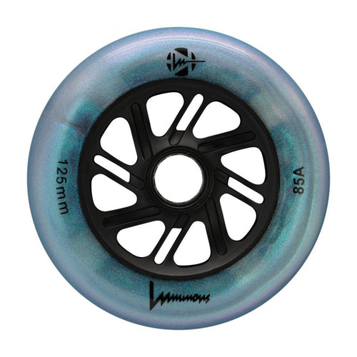 Luminous LED Inline Wheels Glitter 125mm 85a Each