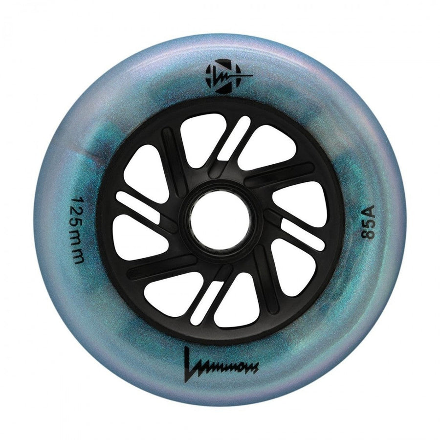 Luminous LED Inline Wheels Glitter 125mm 85a Each