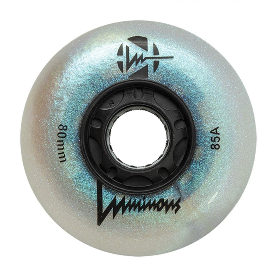 Luminous LED Inline Wheels Glitter 80mm 85a 4pk