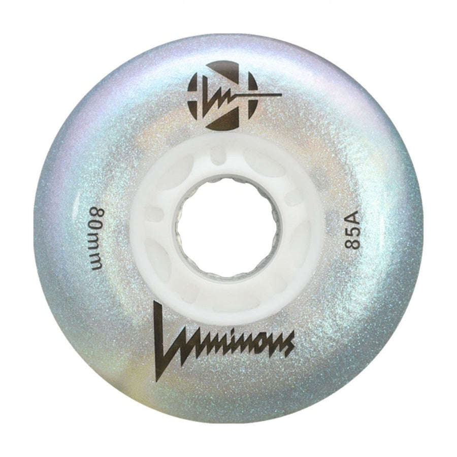 Luminous LED Inline Wheels Glitter 80mm 85a 4pk
